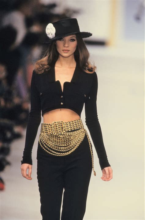 90's vintage chanel runway|90s Chanel fashion shows.